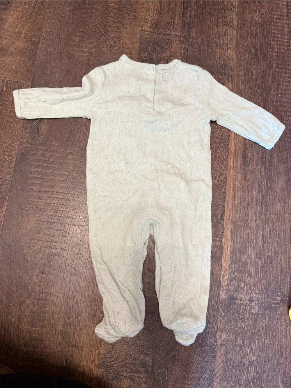 Nicole Miller Light Mint Green Footed One-Piece